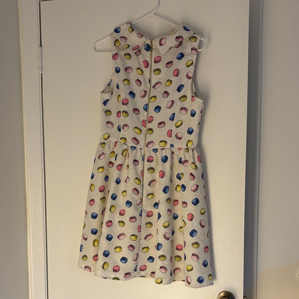 ModCloth White mini Dress with macarons! - Picture 3 of 7